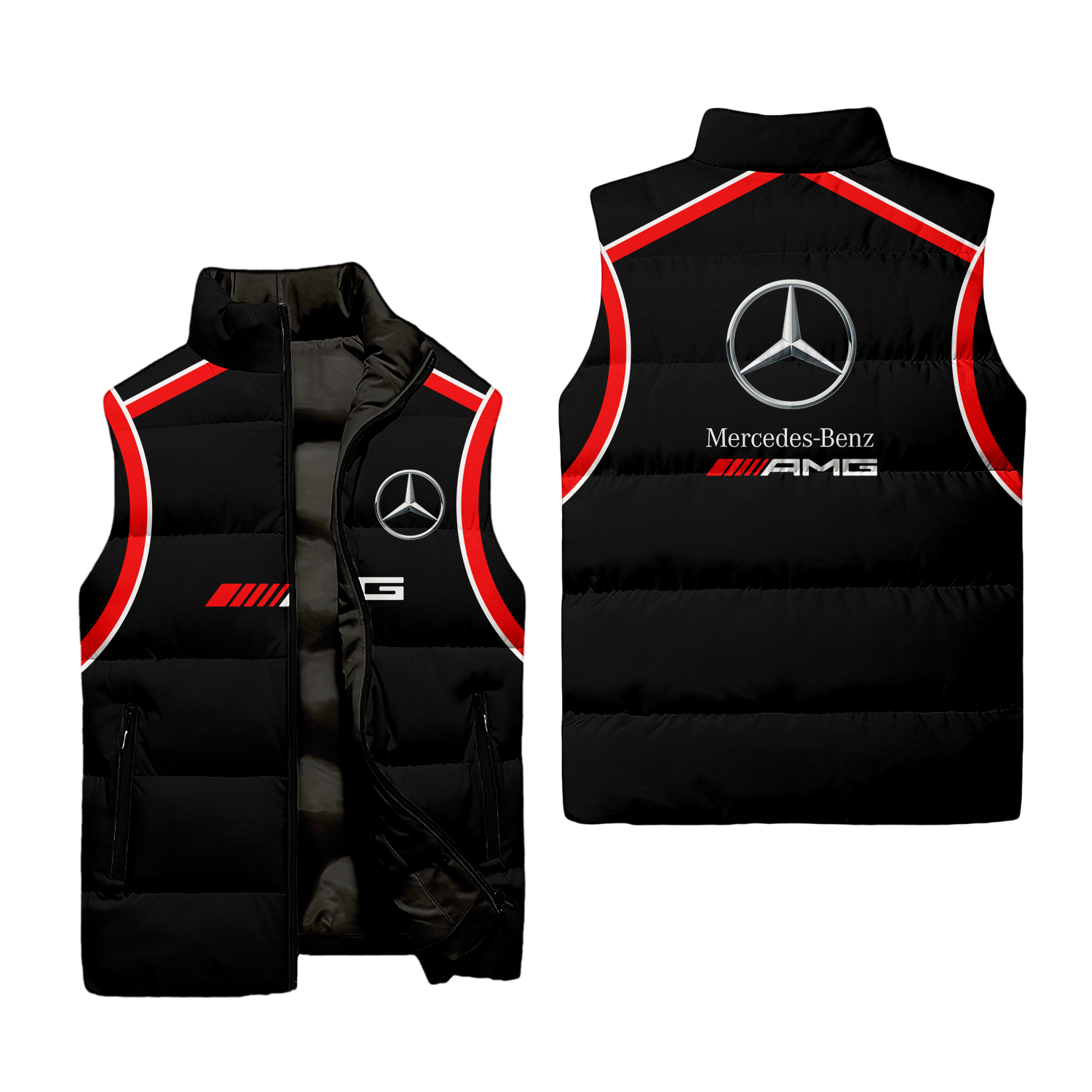 Mercedes Sleeveless Puffer Jacket MERC029