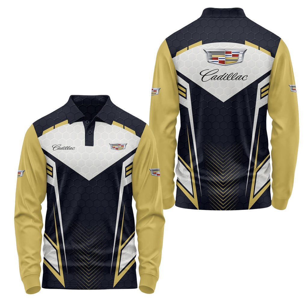 Cadillac Long Sleeve Polo USPL2831