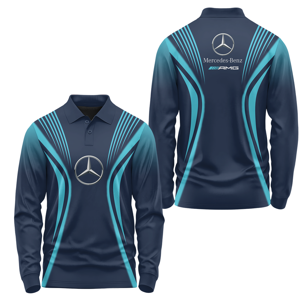 Mercedes Long Sleeve Polo MERC021
