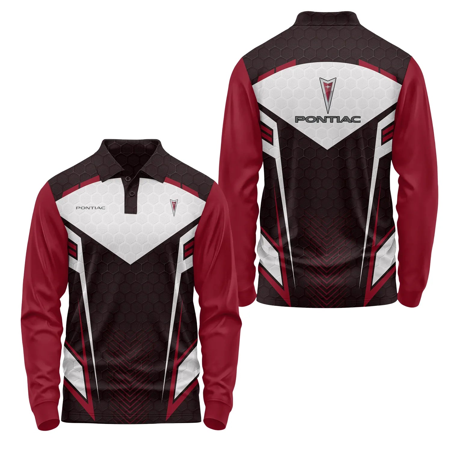 Pontiac Long Sleeve Polo SC033
