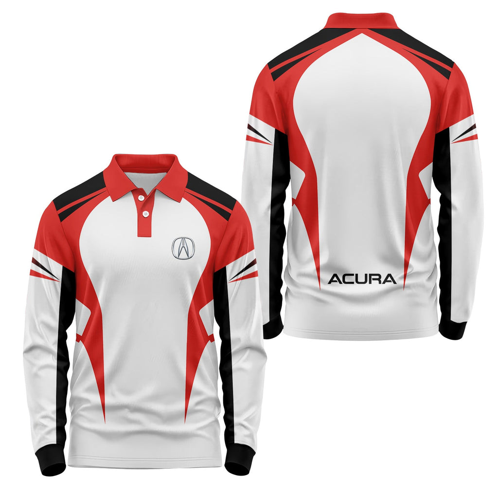 Acura Long Sleeve Polo USPL2763