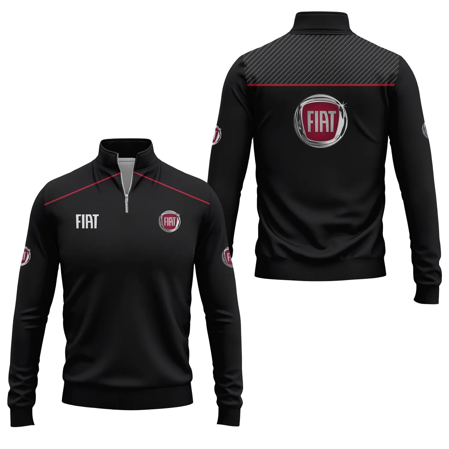 Fiat Quarter-zip Pullover SC004
