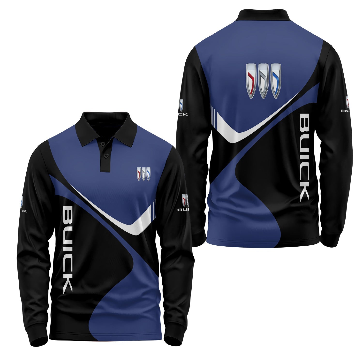 Buick Long Sleeve Polo USPL3128