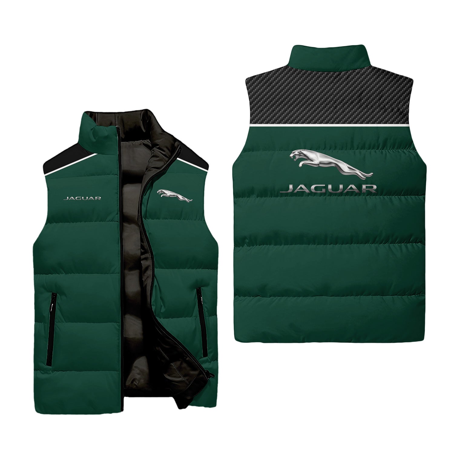 Jaguar Sleeveless Puffer Jacket USPL3214