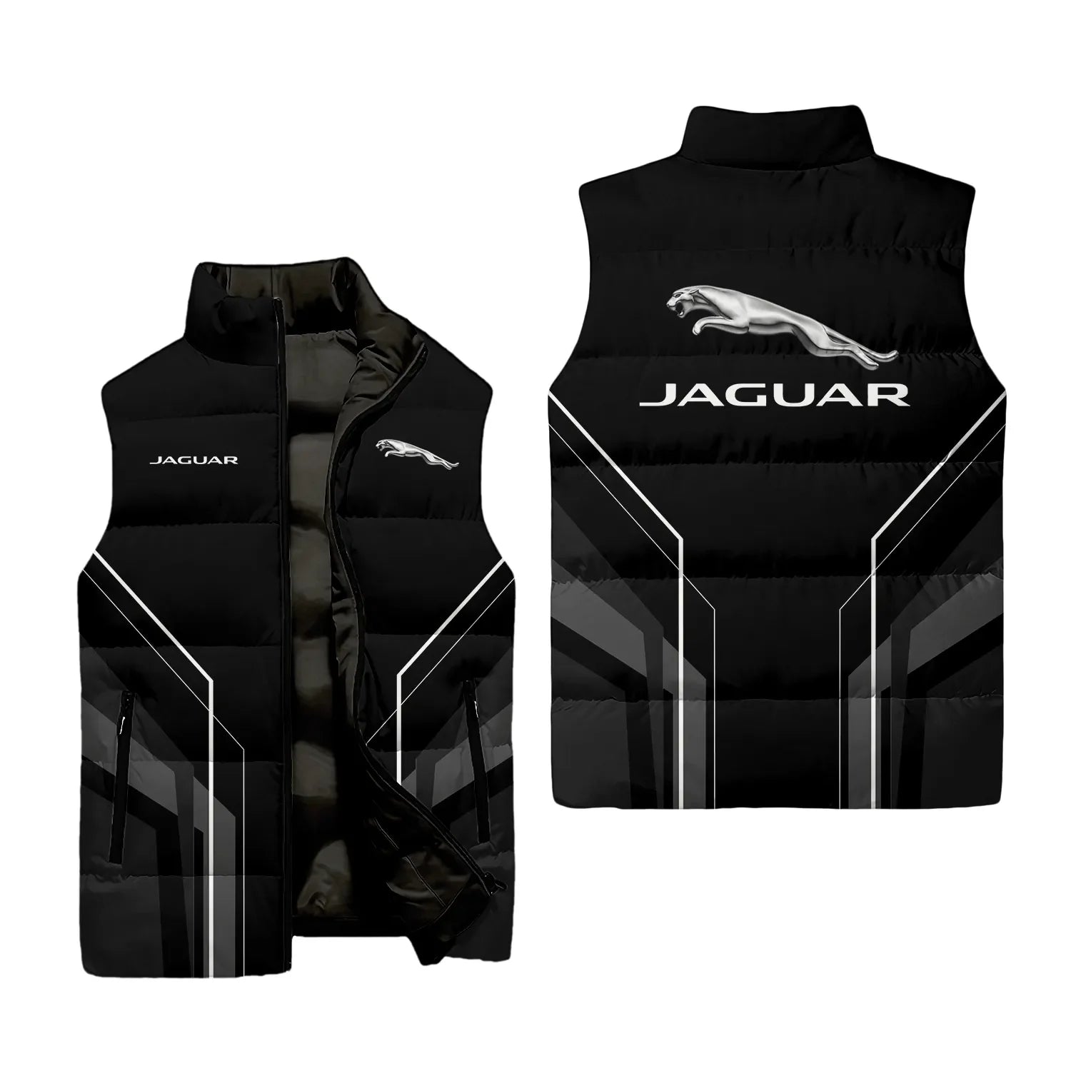 Jaguar Sleeveless Puffer Jacket SC023