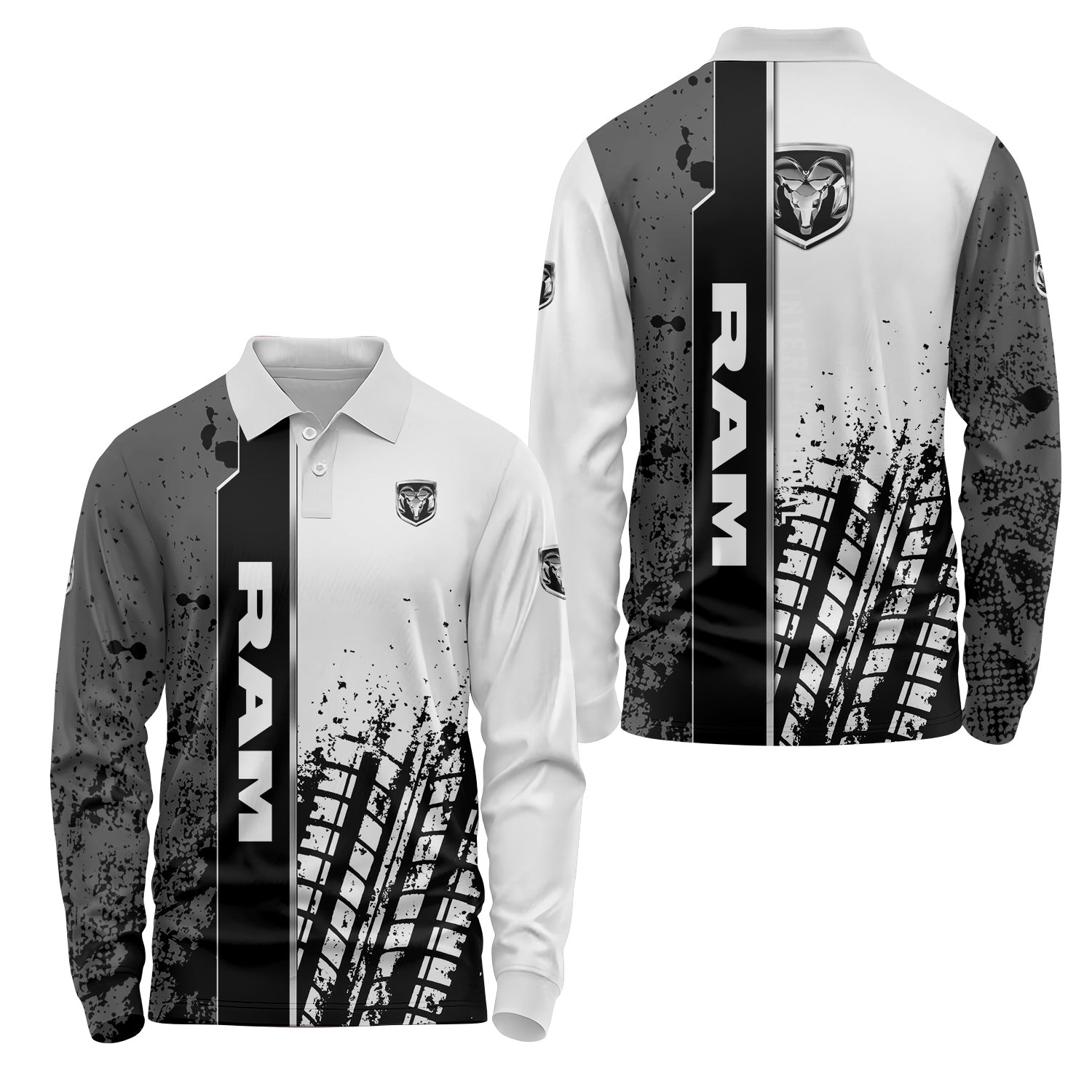 Ram Long Sleeve Polo USPL3050