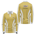 Cadillac Long Sleeve Polo USPL2834