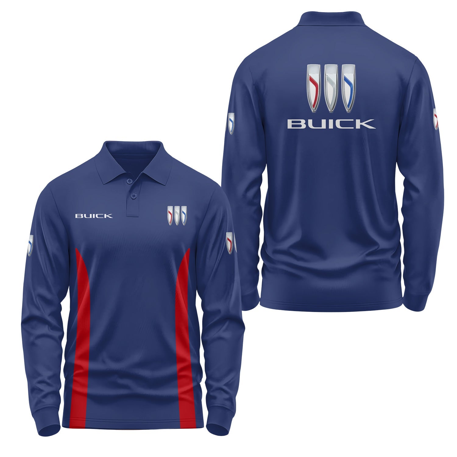 Buick Long Sleeve Polo USPL3108