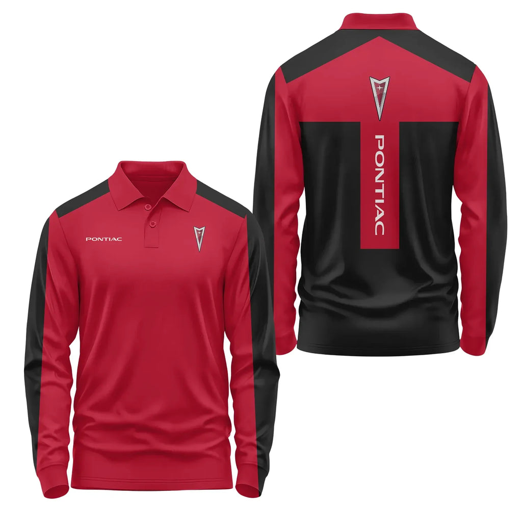 Pontiac Long Sleeve Polo SC008