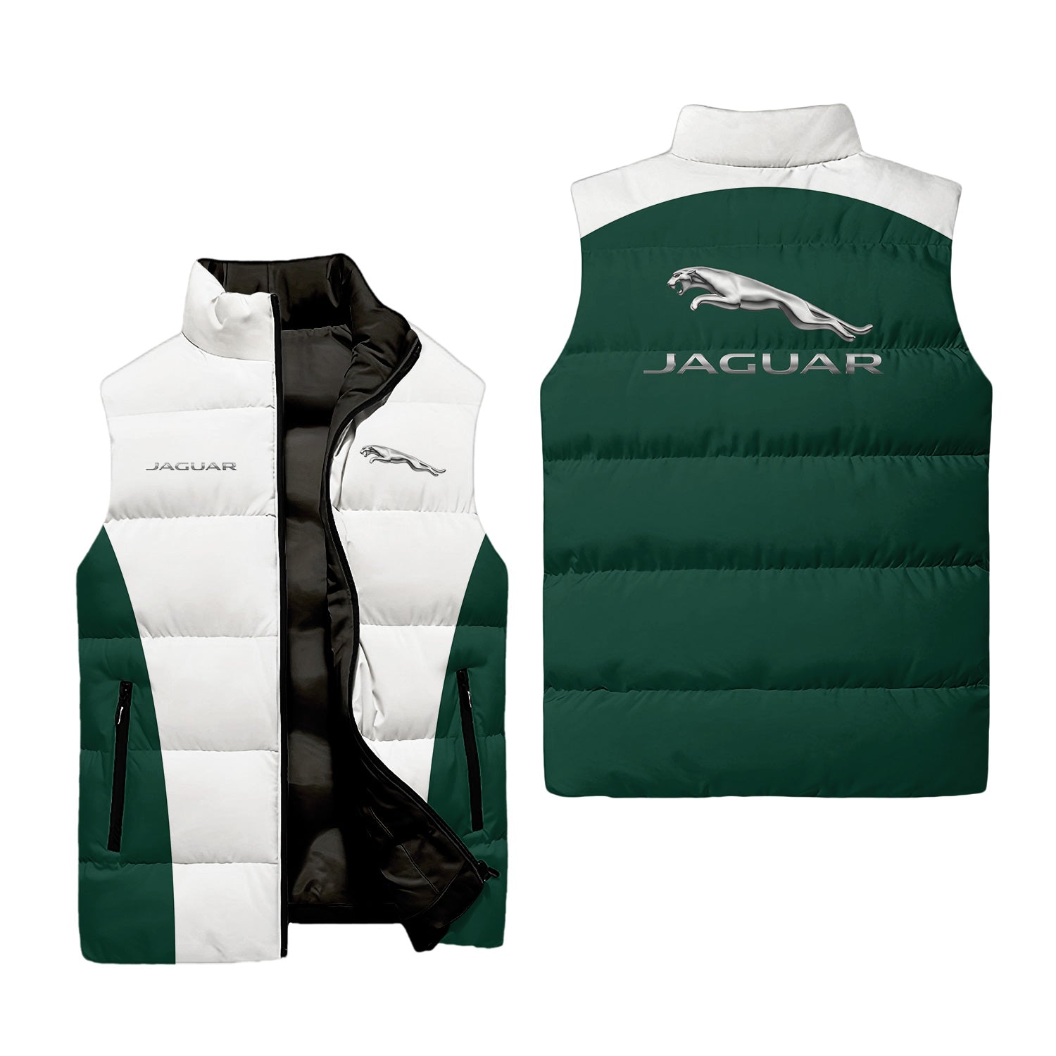 Jaguar Sleeveless Puffer Jacket USPL3203