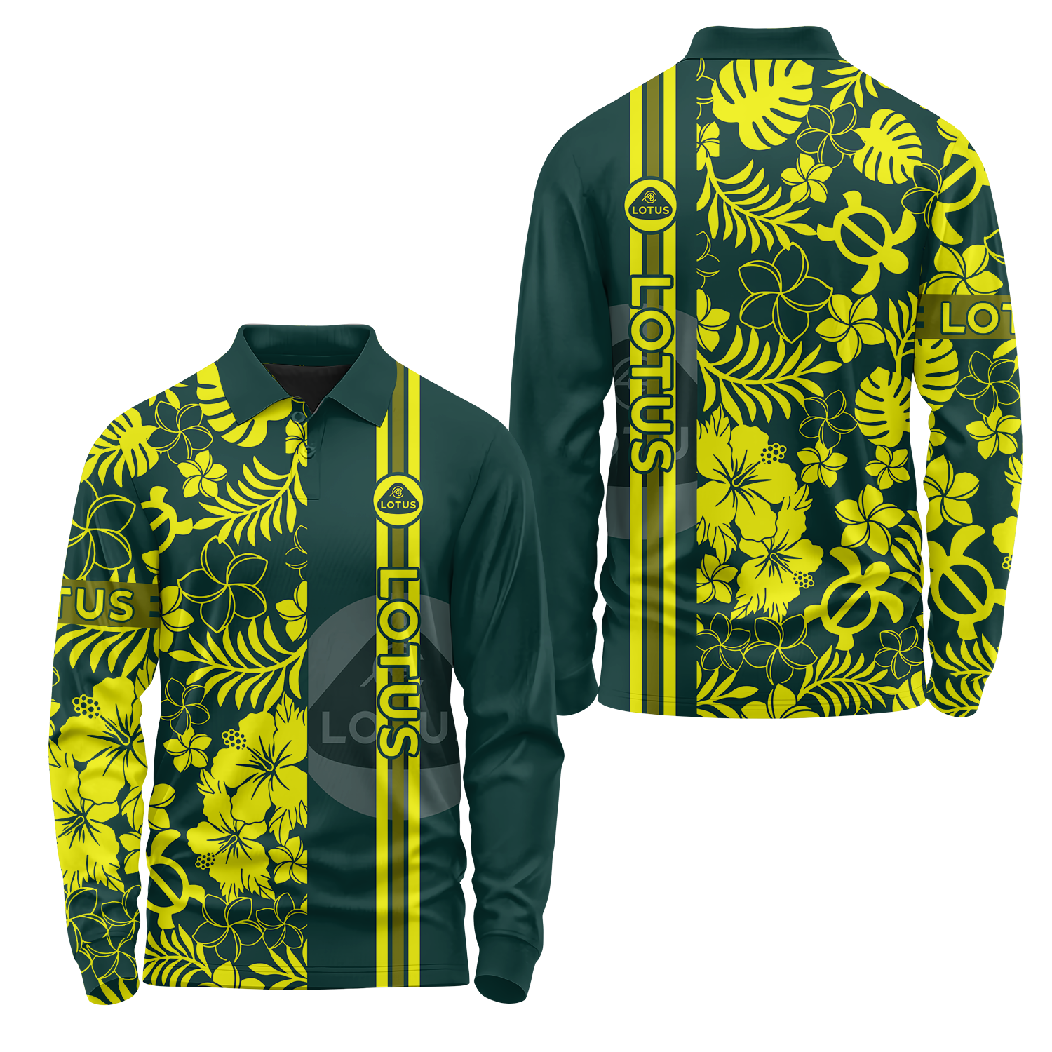 Lotus Long Sleeve Polo USPL2571