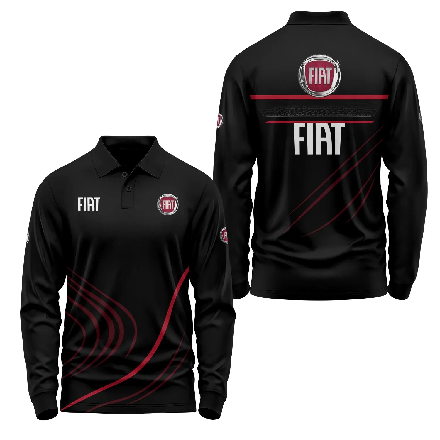 Fiat Long Sleeve Polo SC024