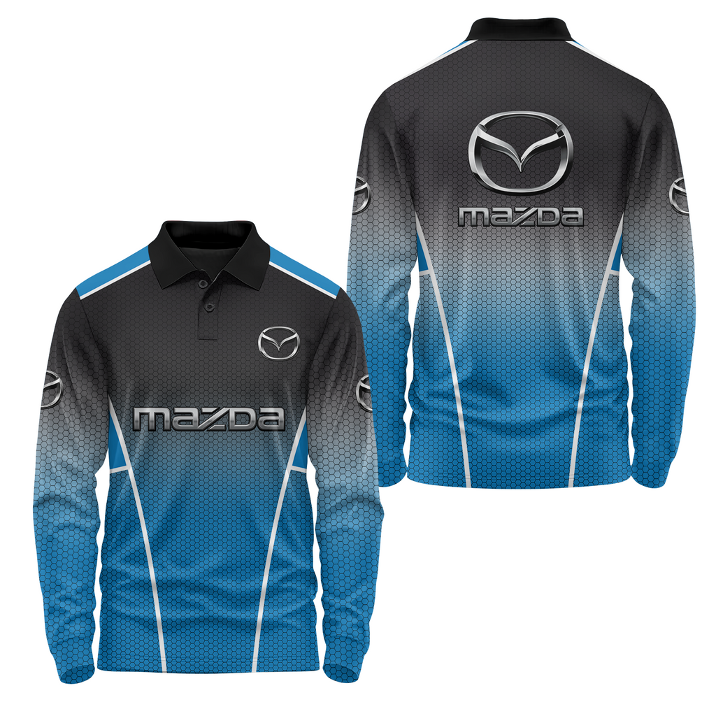 Mazda Long Sleeve Polo USPL2306
