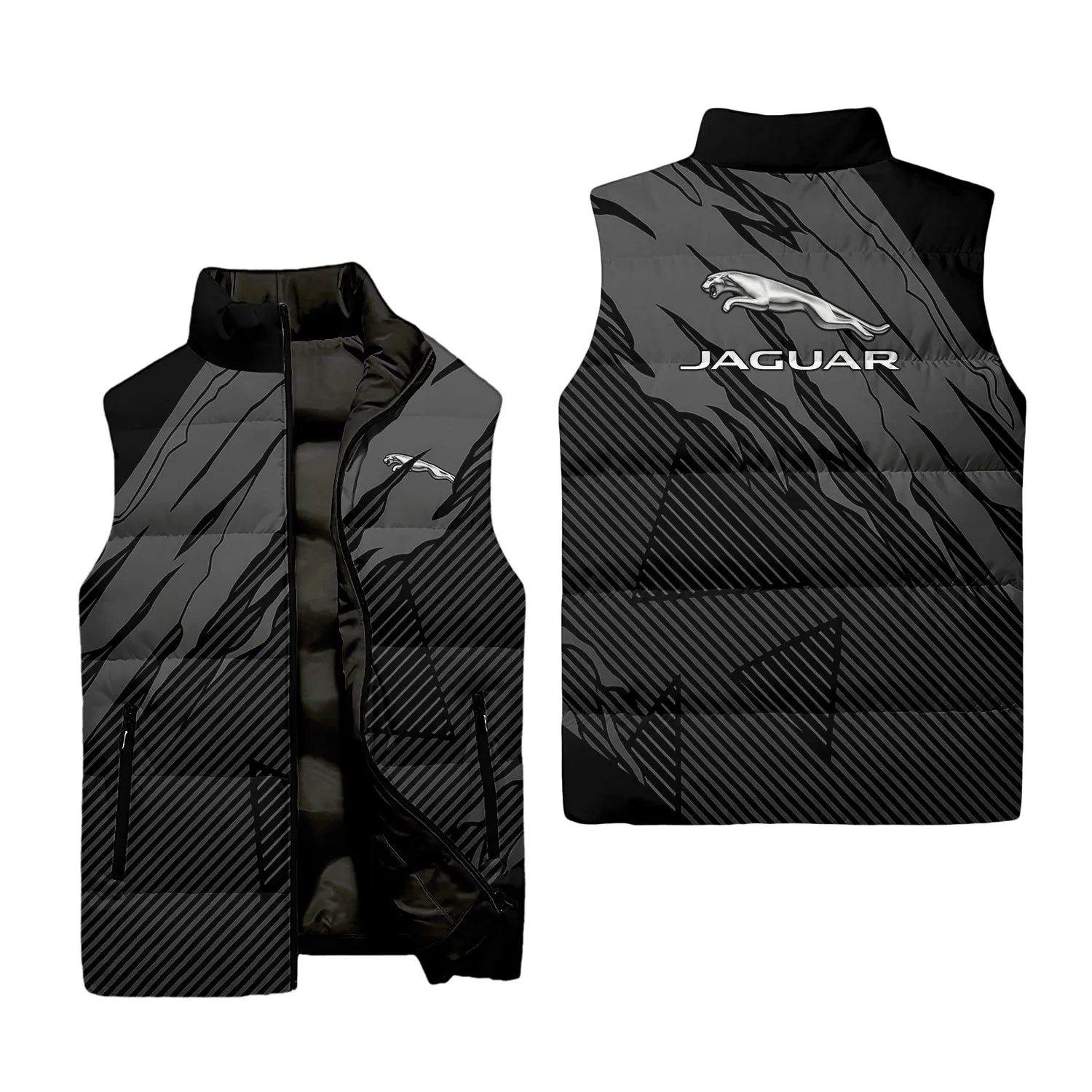 Jaguar Sleeveless Puffer Jacket SC009
