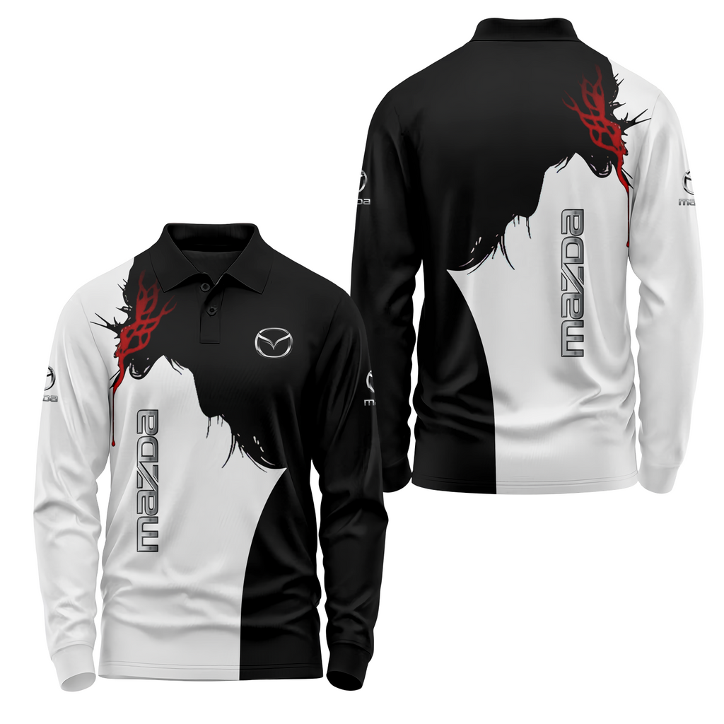 Mazda Long Sleeve Polo USPL2326