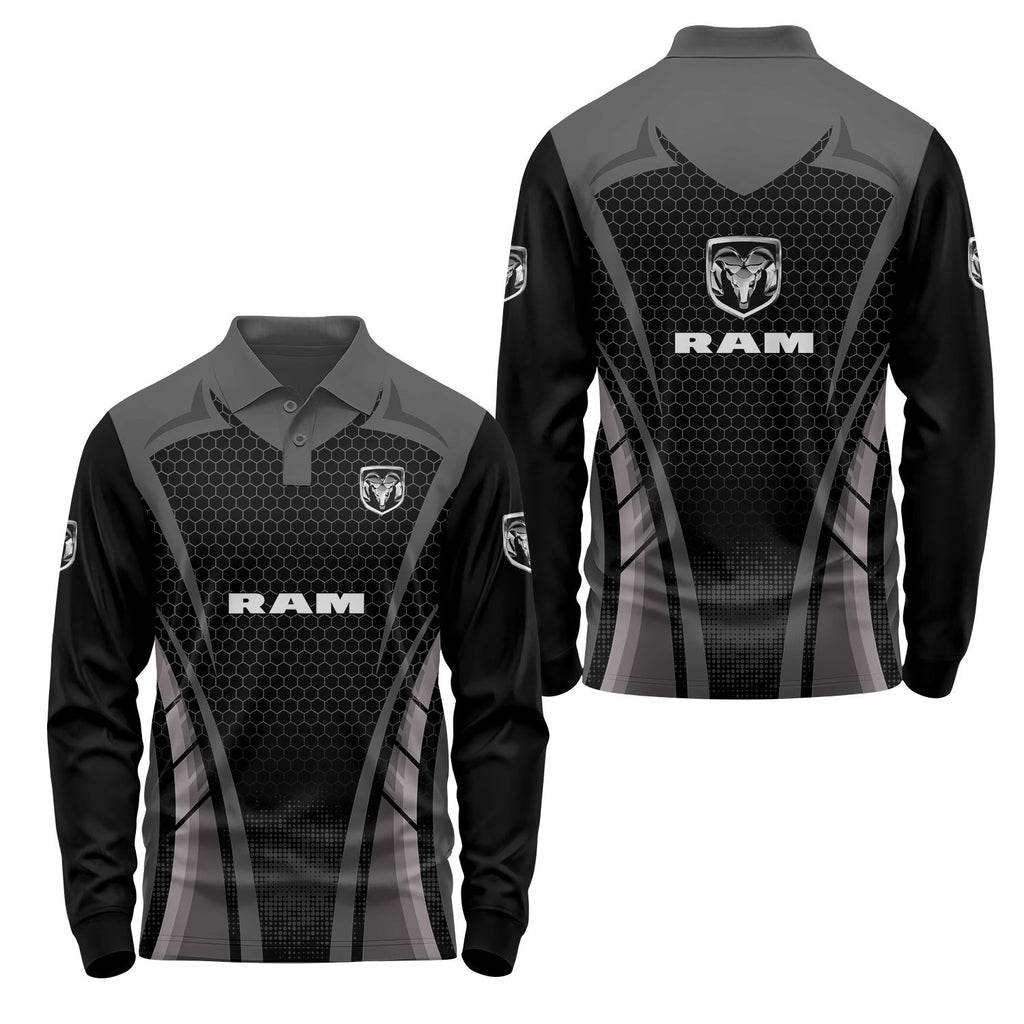 Ram Long Sleeve Polo USPL3055