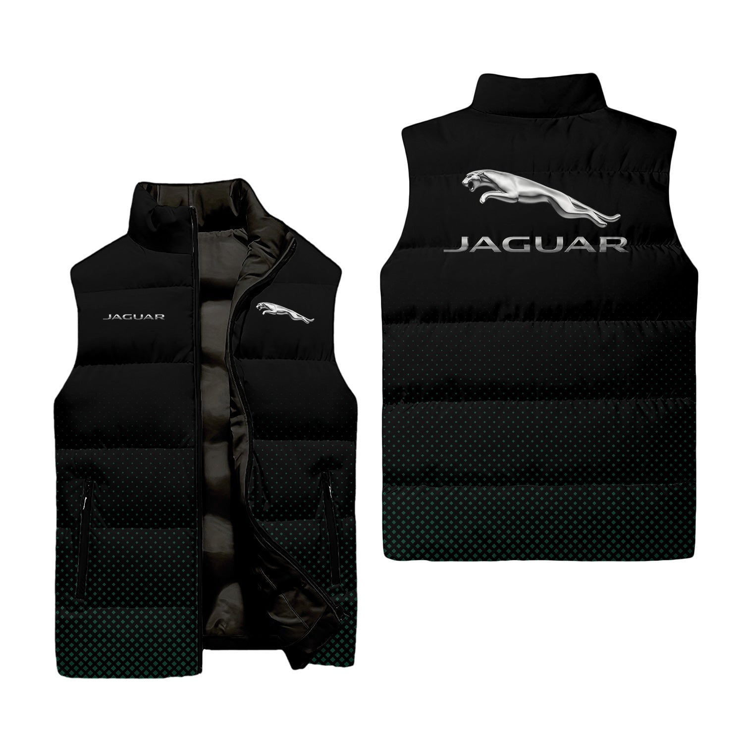 Jaguar Sleeveless Puffer Jacket USPL3213