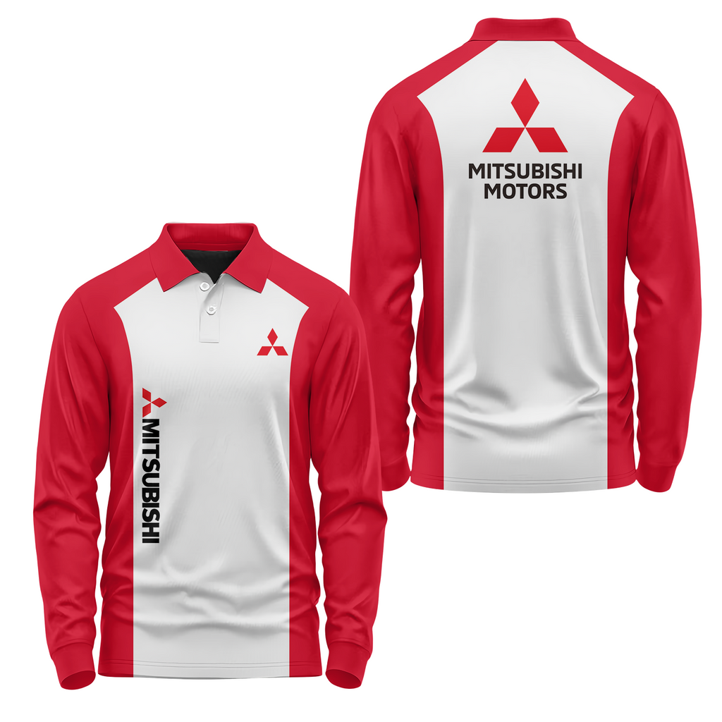 Mitsubishi Long Sleeve Polo USPL2416