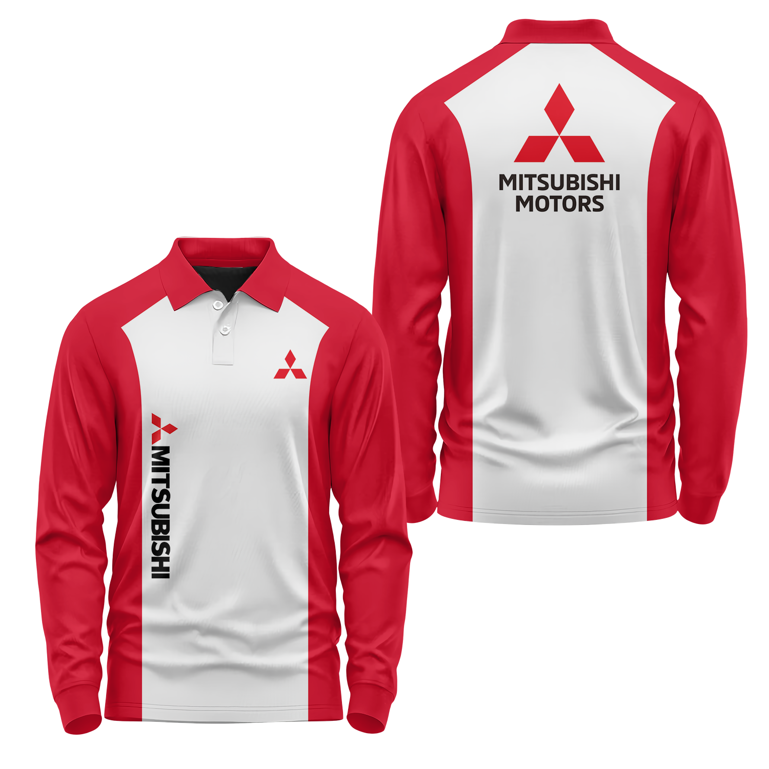 Mitsubishi Long Sleeve Polo USPL2416