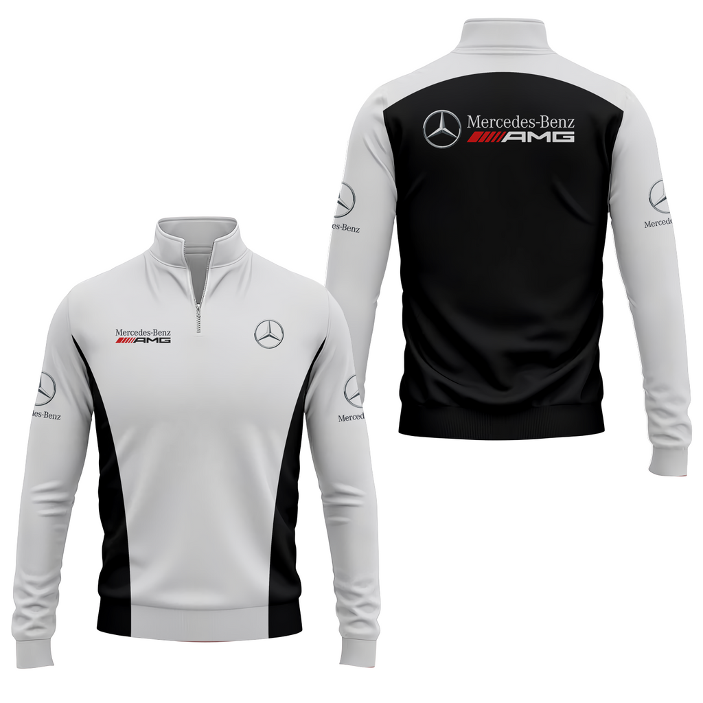Mercedes Apparels MERC008 - Quarter-zip Pullover
