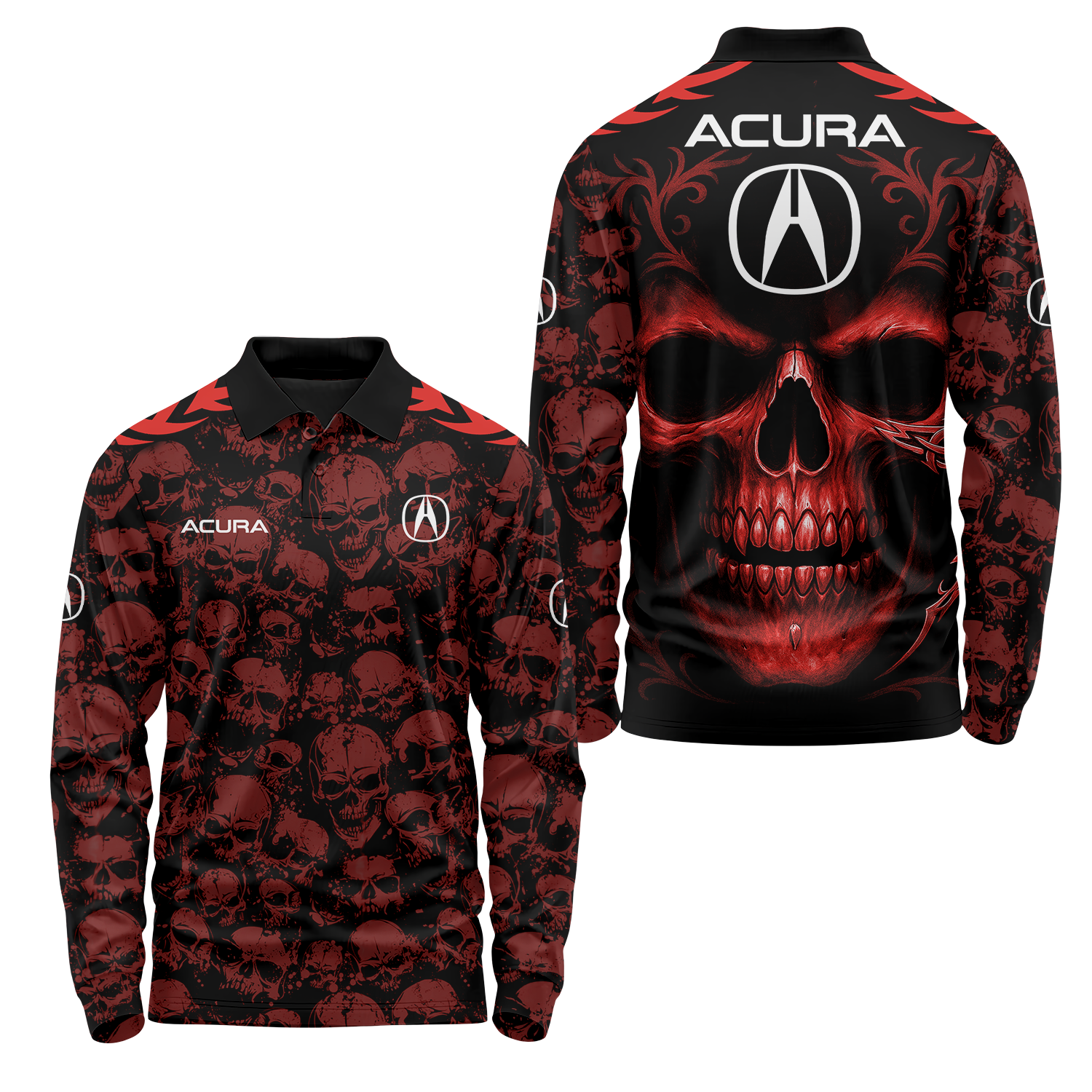 Acura Long Sleeve Polo USPL2735