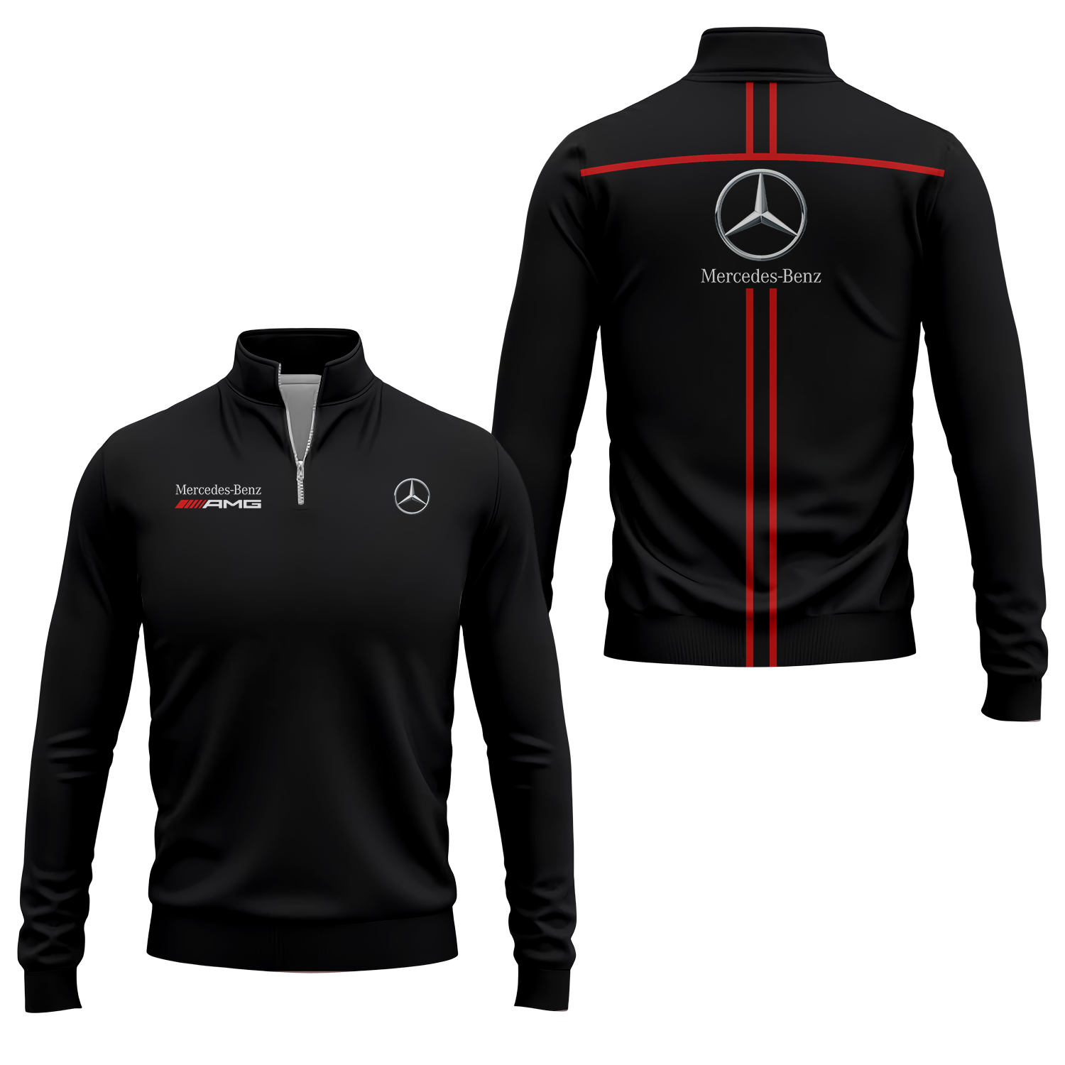 Mercedes Apparels MERC005 - Quarter-zip Pullover