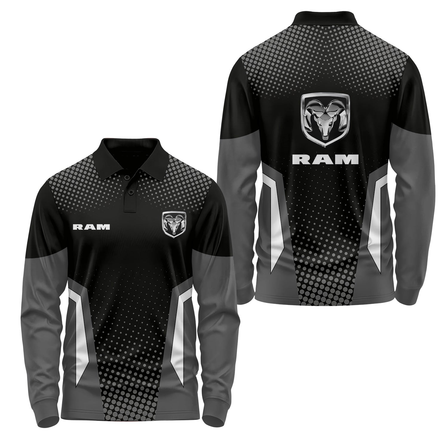 Ram Long Sleeve Polo USPL3069