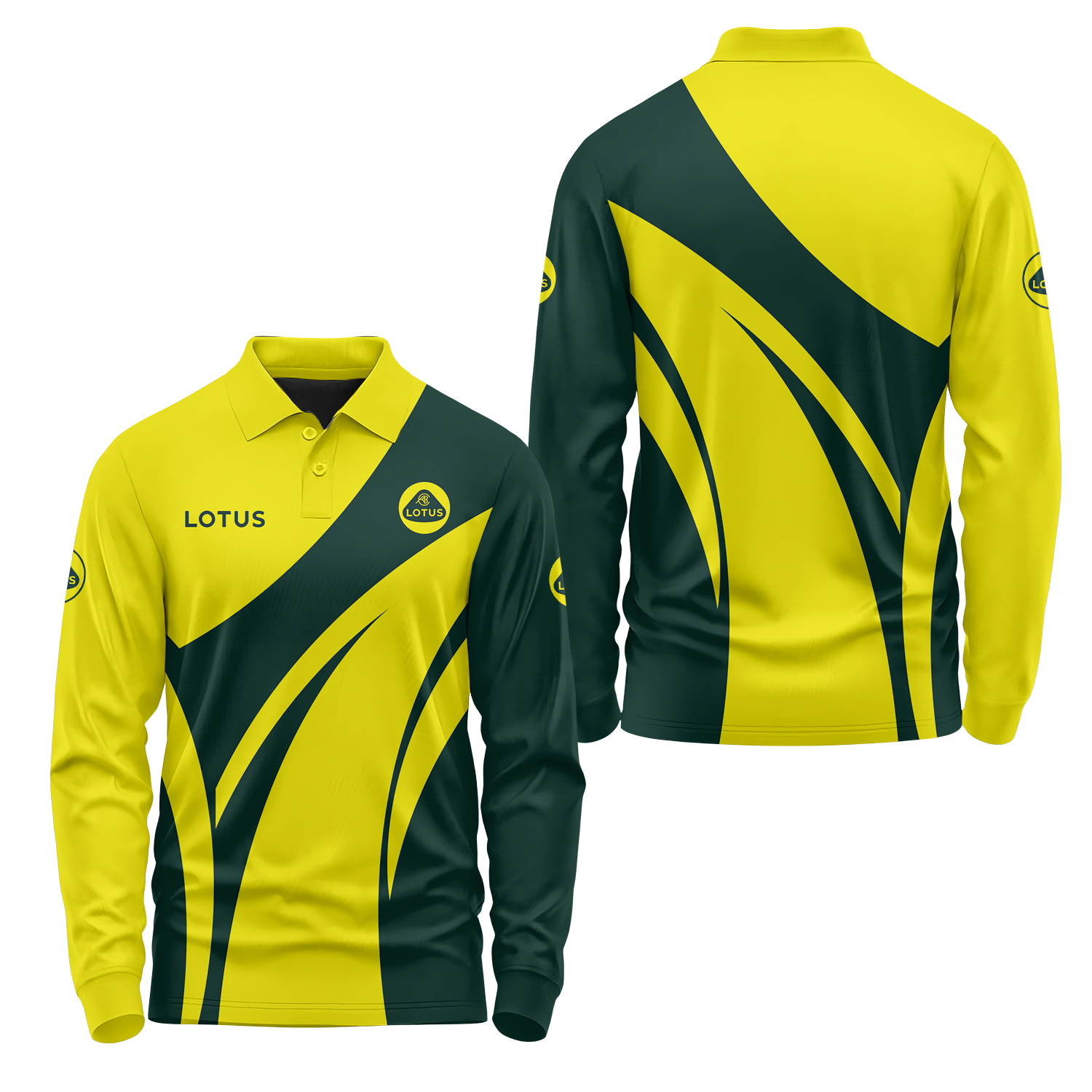 Lotus Long Sleeve Polo USPL2559