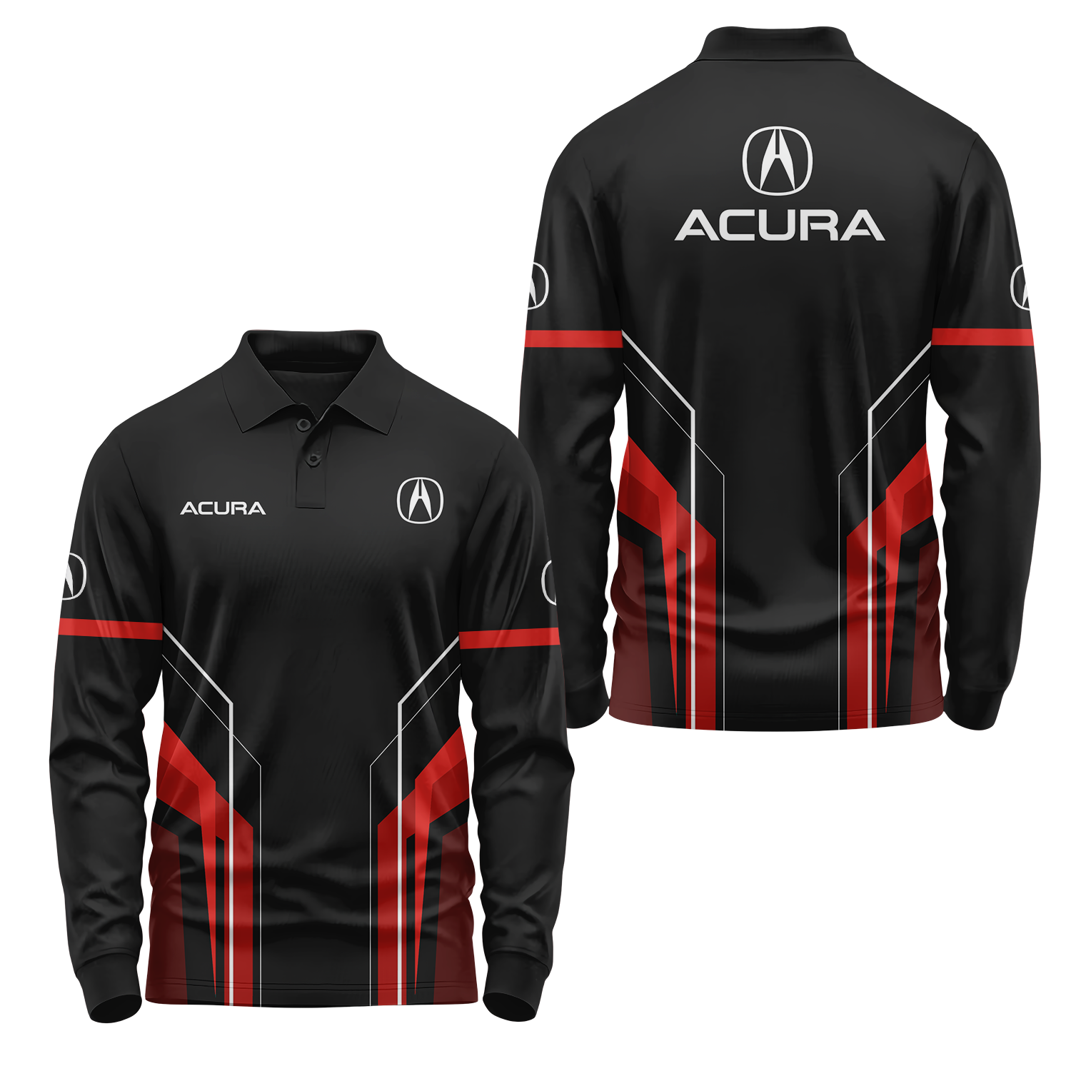 Acura Long Sleeve Polo USPL2722
