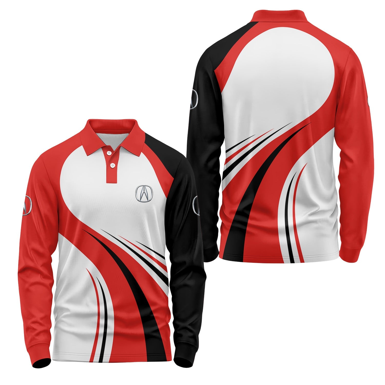 Acura Long Sleeve Polo USPL2773