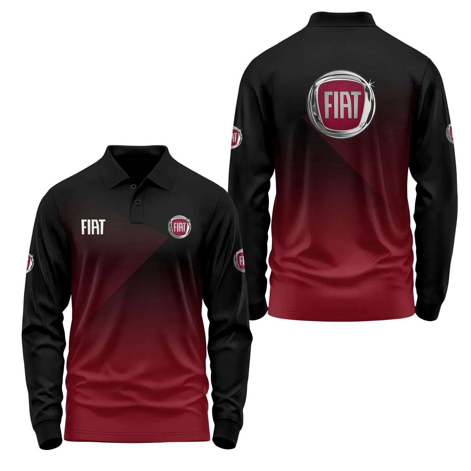 Fiat Long Sleeve Polo SC012