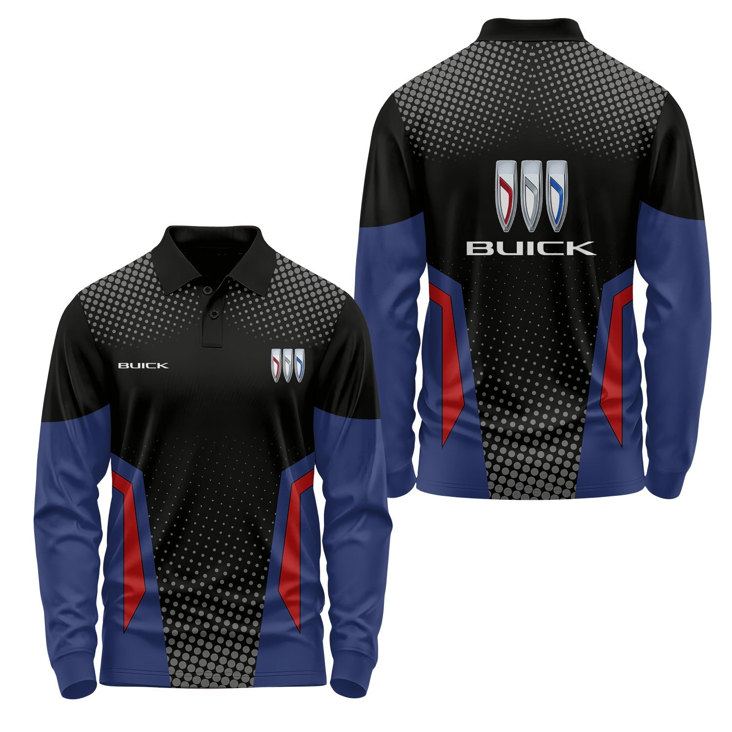 Buick Long Sleeve Polo USPL3129