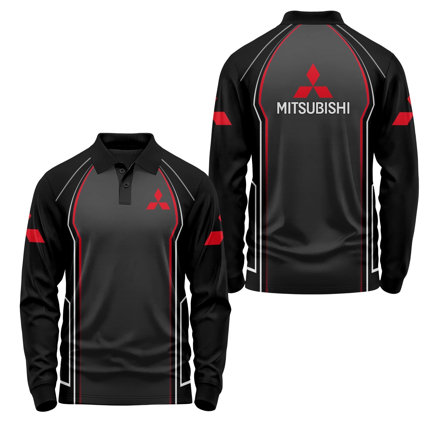 Mitsubishi Long Sleeve Polo USPL2415