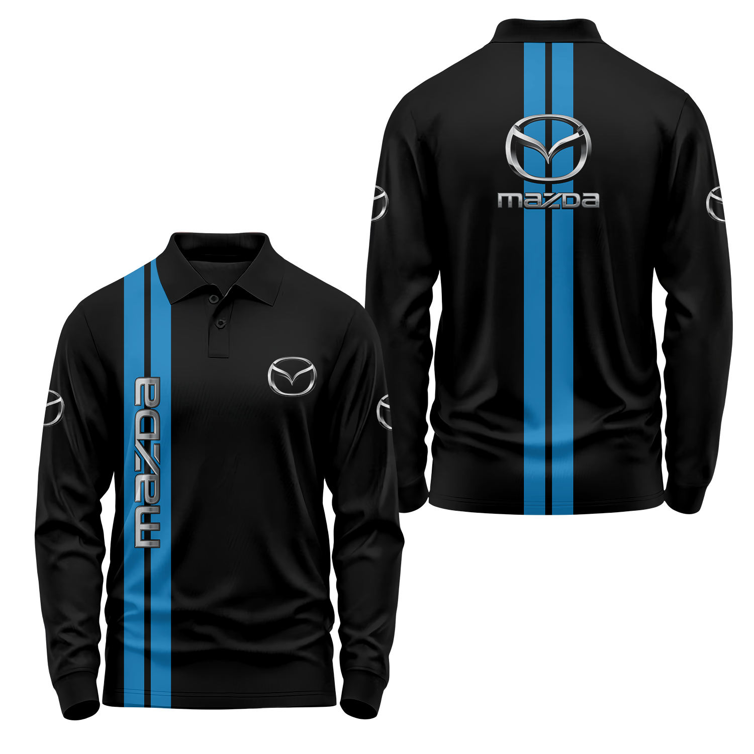 Mazda Long Sleeve Polo USPL2307