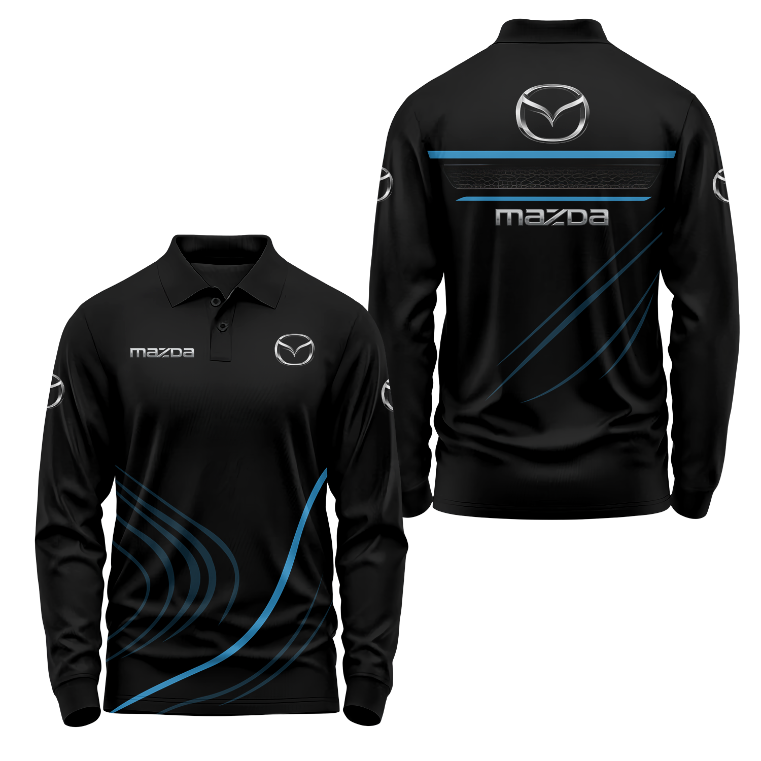 Mazda Long Sleeve Polo USPL2324