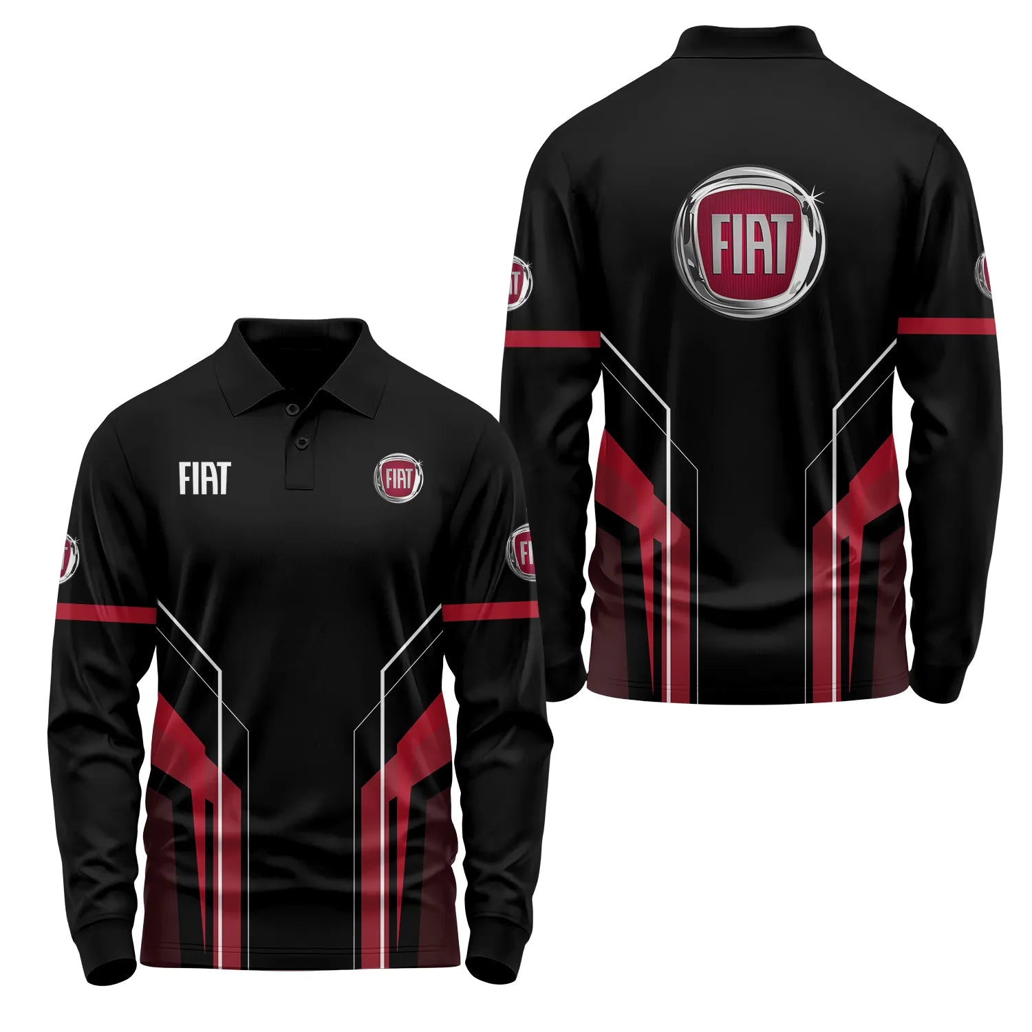 Fiat Long Sleeve Polo SC023