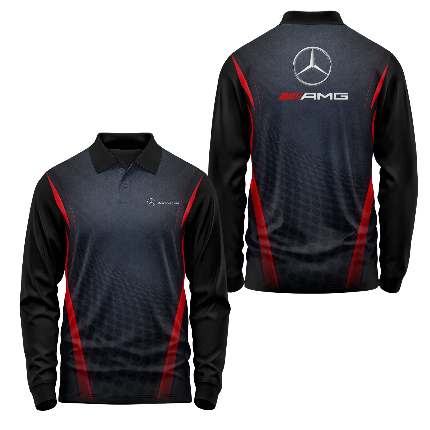 Mercedes Long Sleeve Polo MERC012