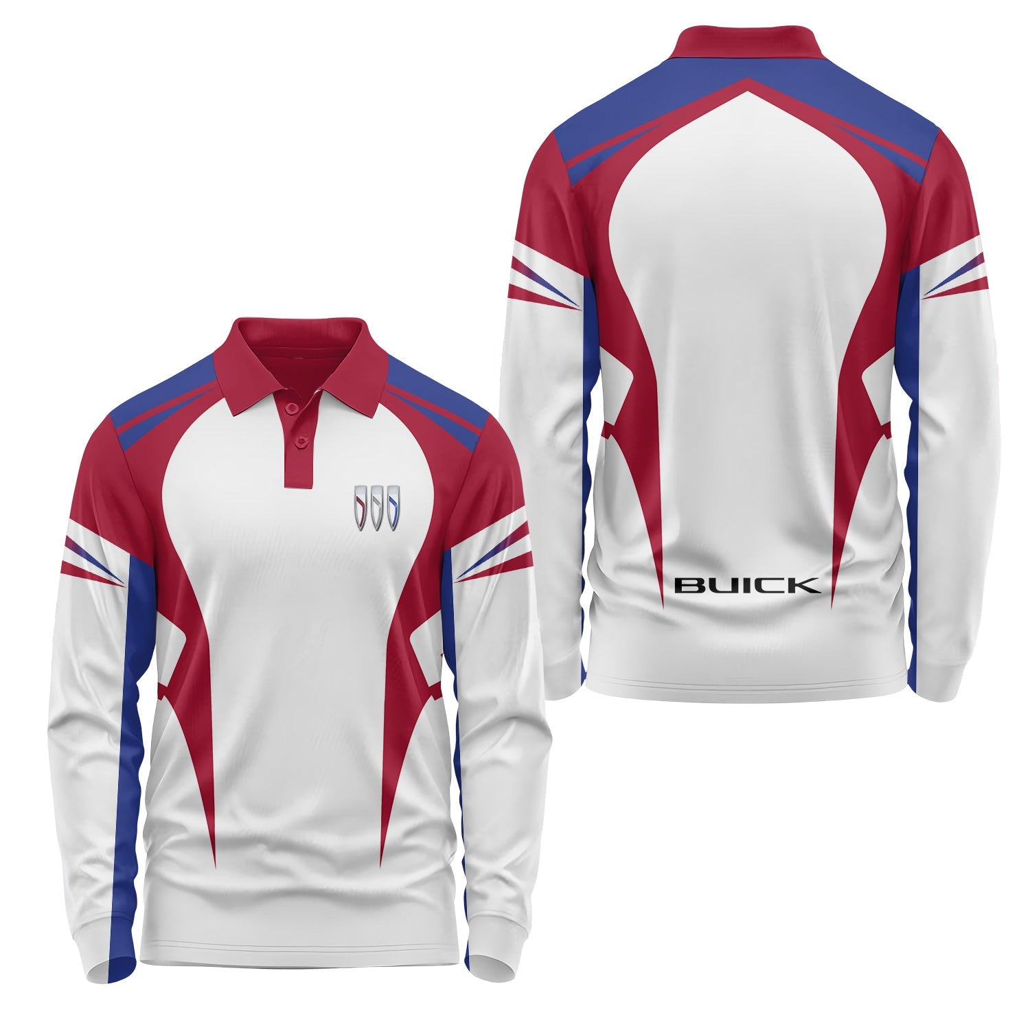 Buick Long Sleeve Polo USPL3125