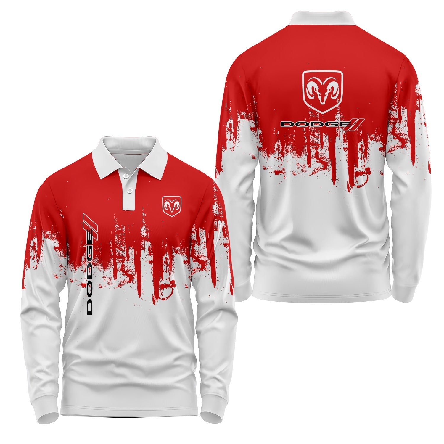 Dodge Long Sleeve Polo USPL2958