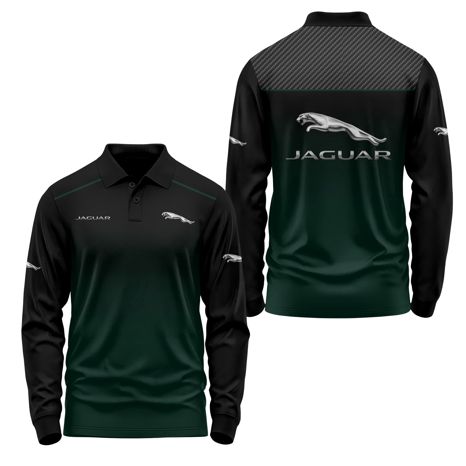 Jaguar Long Sleeve Polo USPL3217
