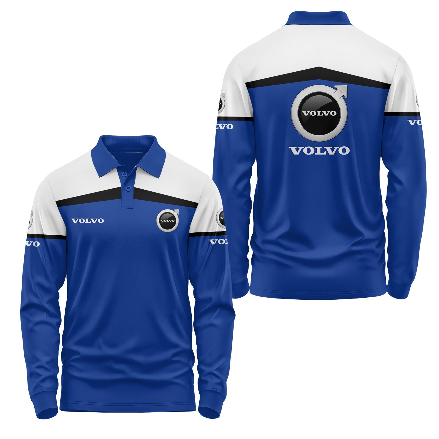 Volvo Long Sleeve Polo USPL3158