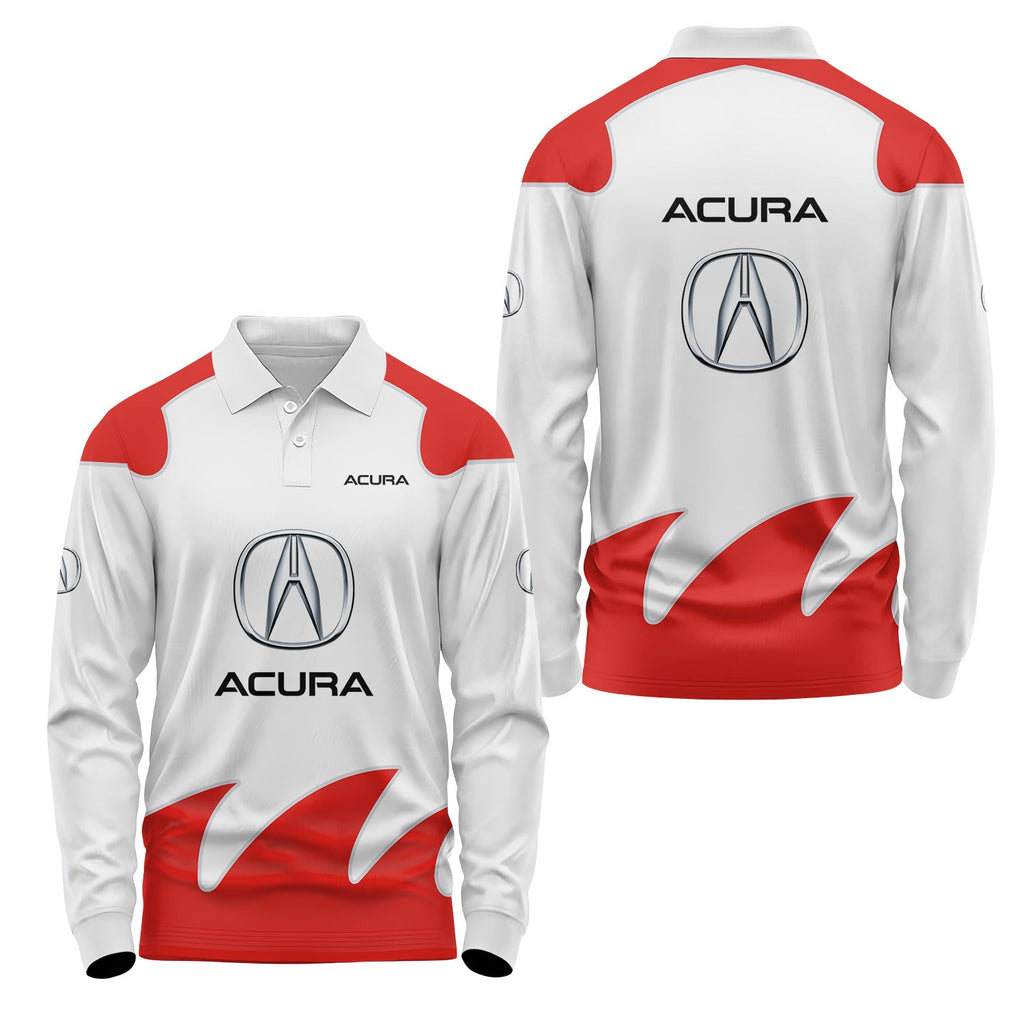 Acura Long Sleeve Polo USPL2776