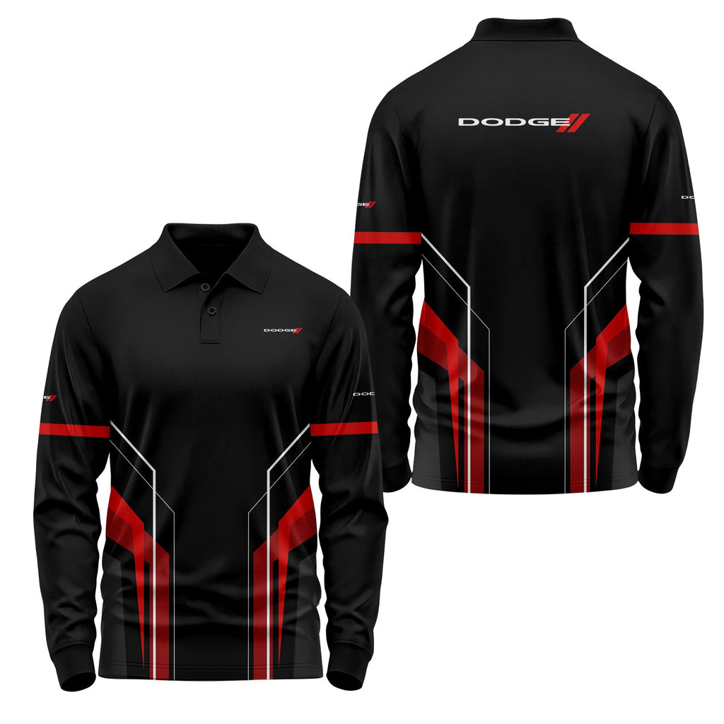Dodge Long Sleeve Polo USPL2902