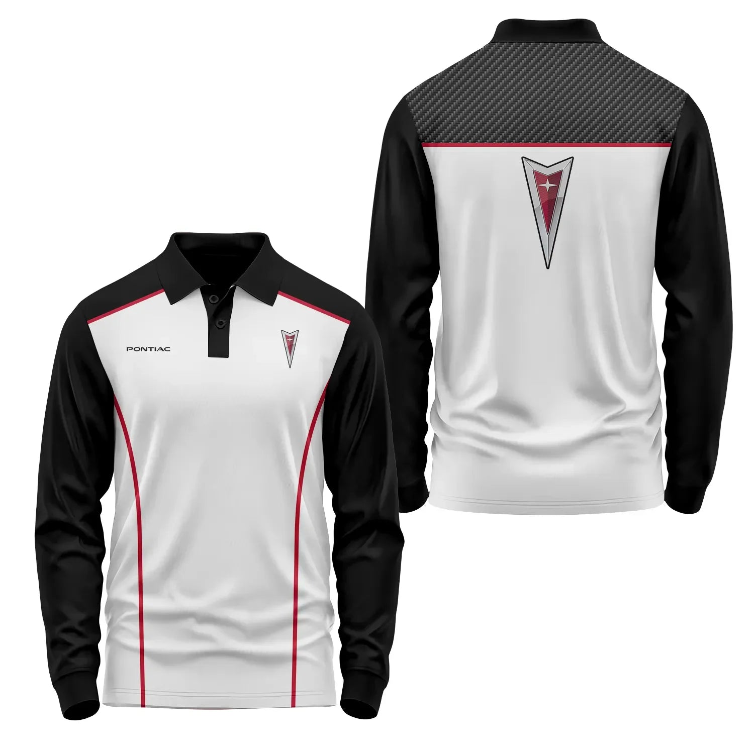 Pontiac Long Sleeve Polo SC011