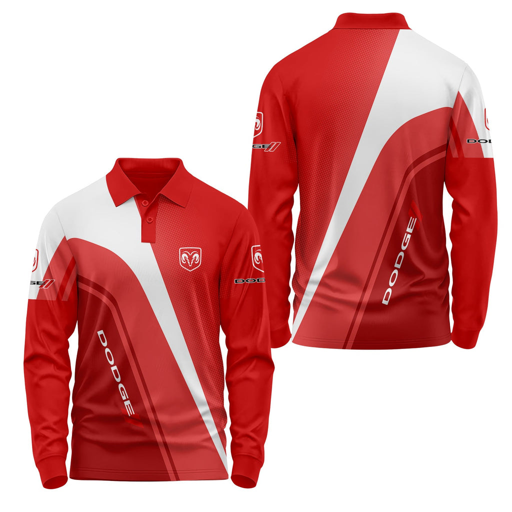Dodge Long Sleeve Polo USPL2957