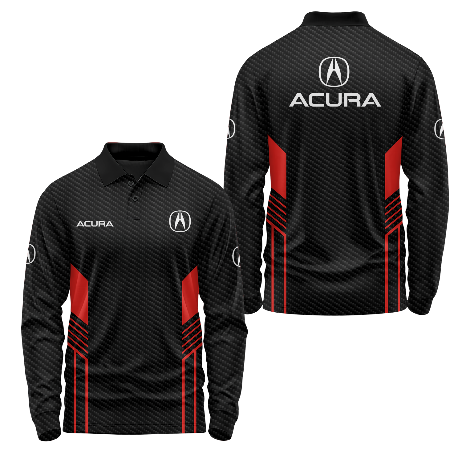 Acura Long Sleeve Polo USPL2746