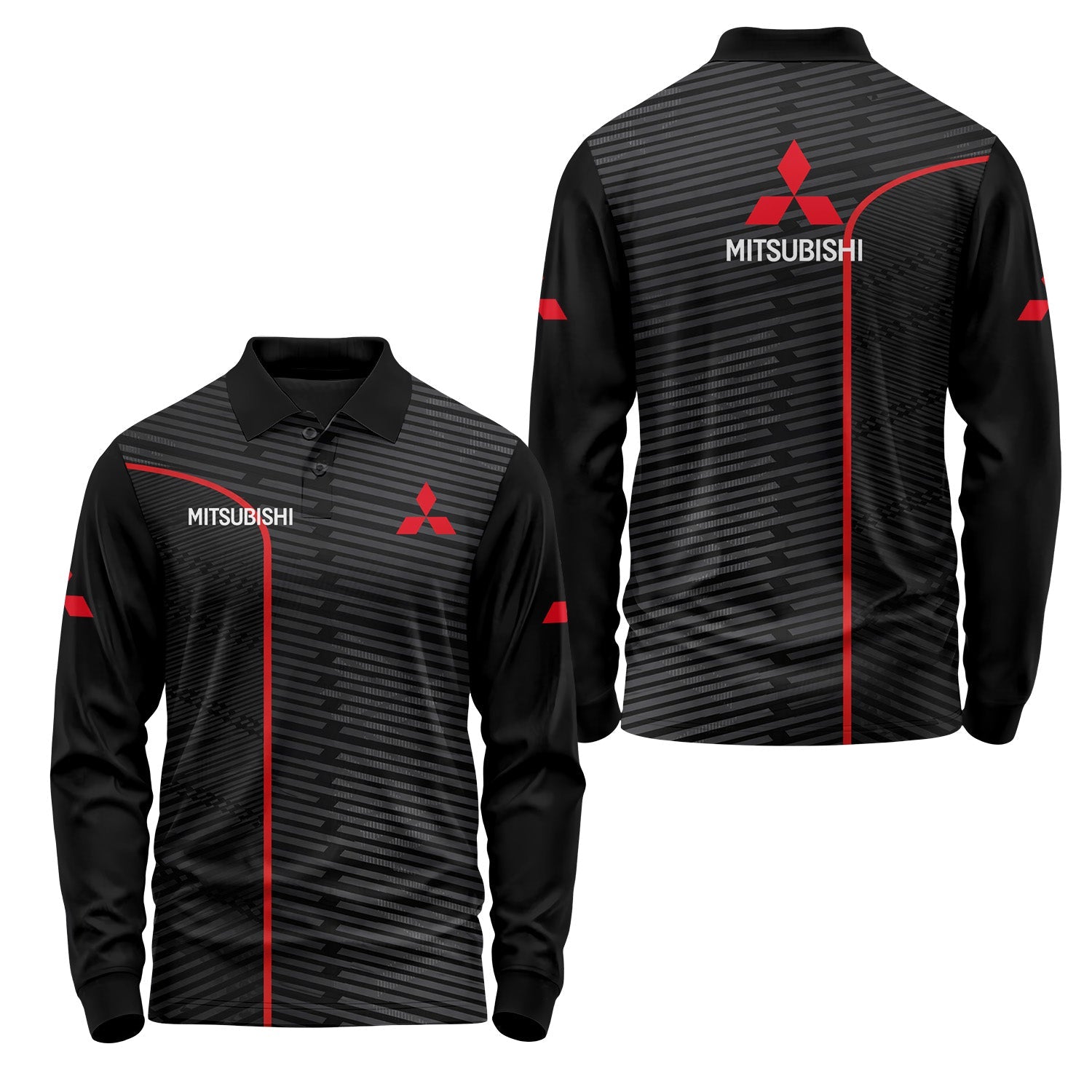 Mitsubishi Long Sleeve Polo USPL2403