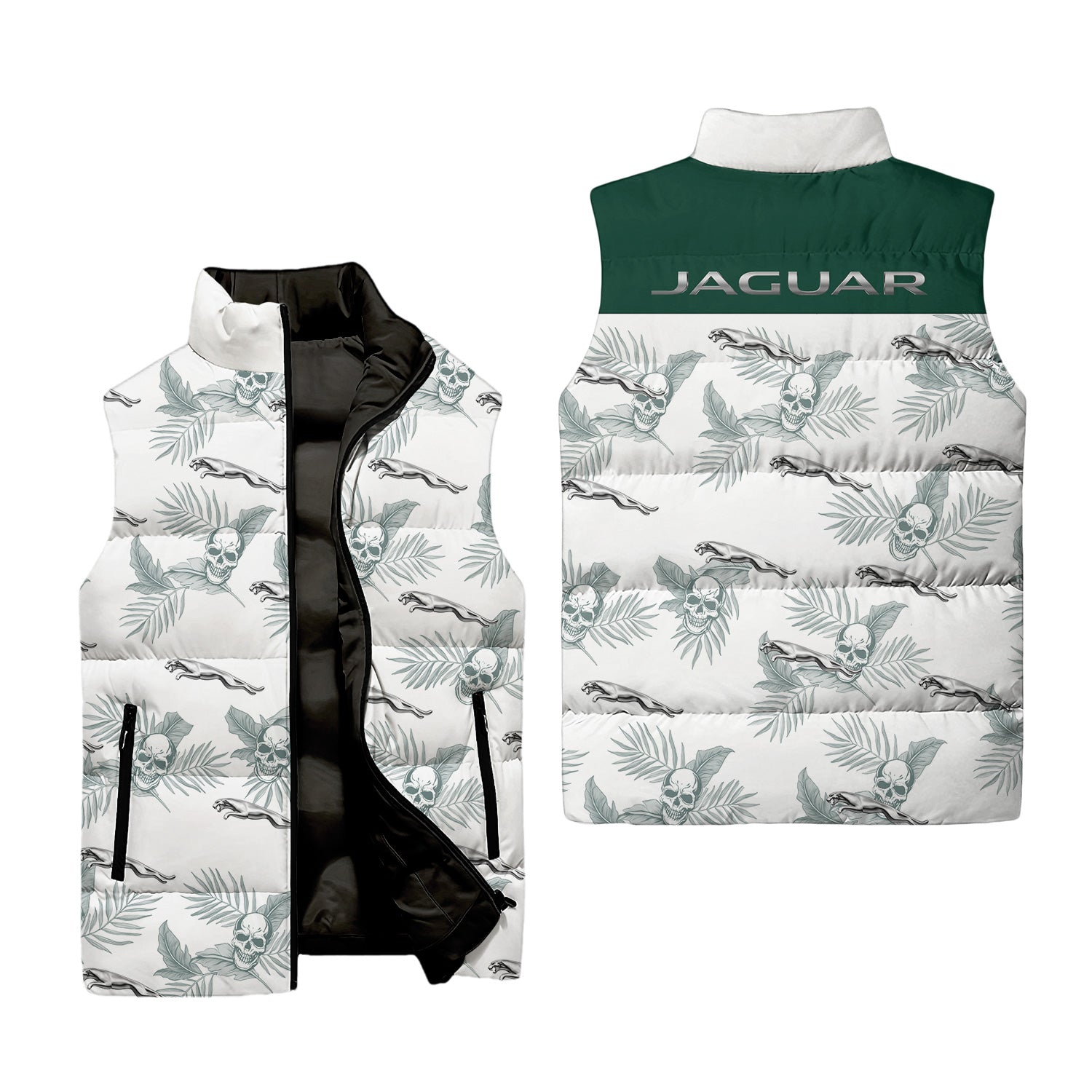 Jaguar Sleeveless Puffer Jacket USPL3216