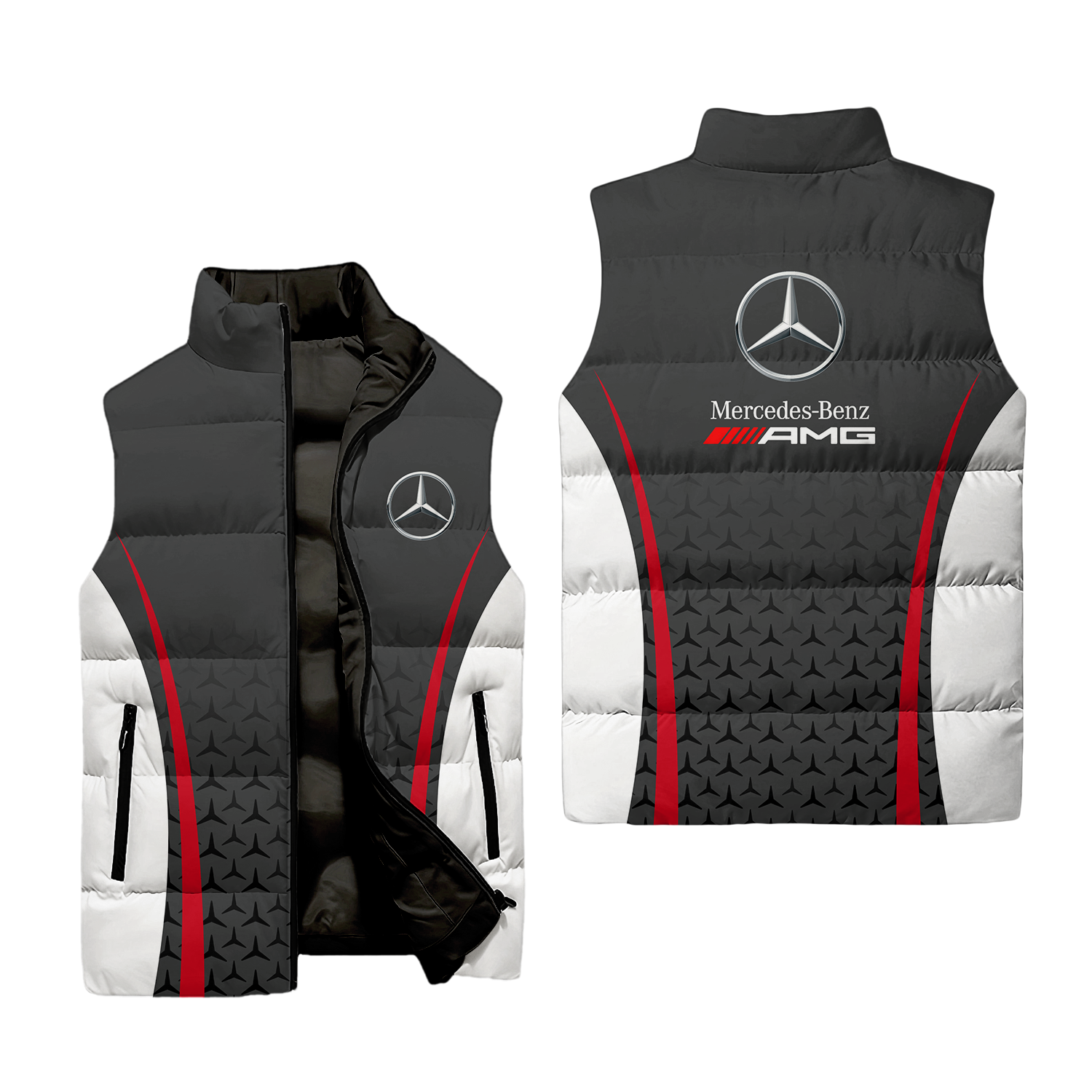 Mercedes Sleeveless Puffer Jacket MERC015