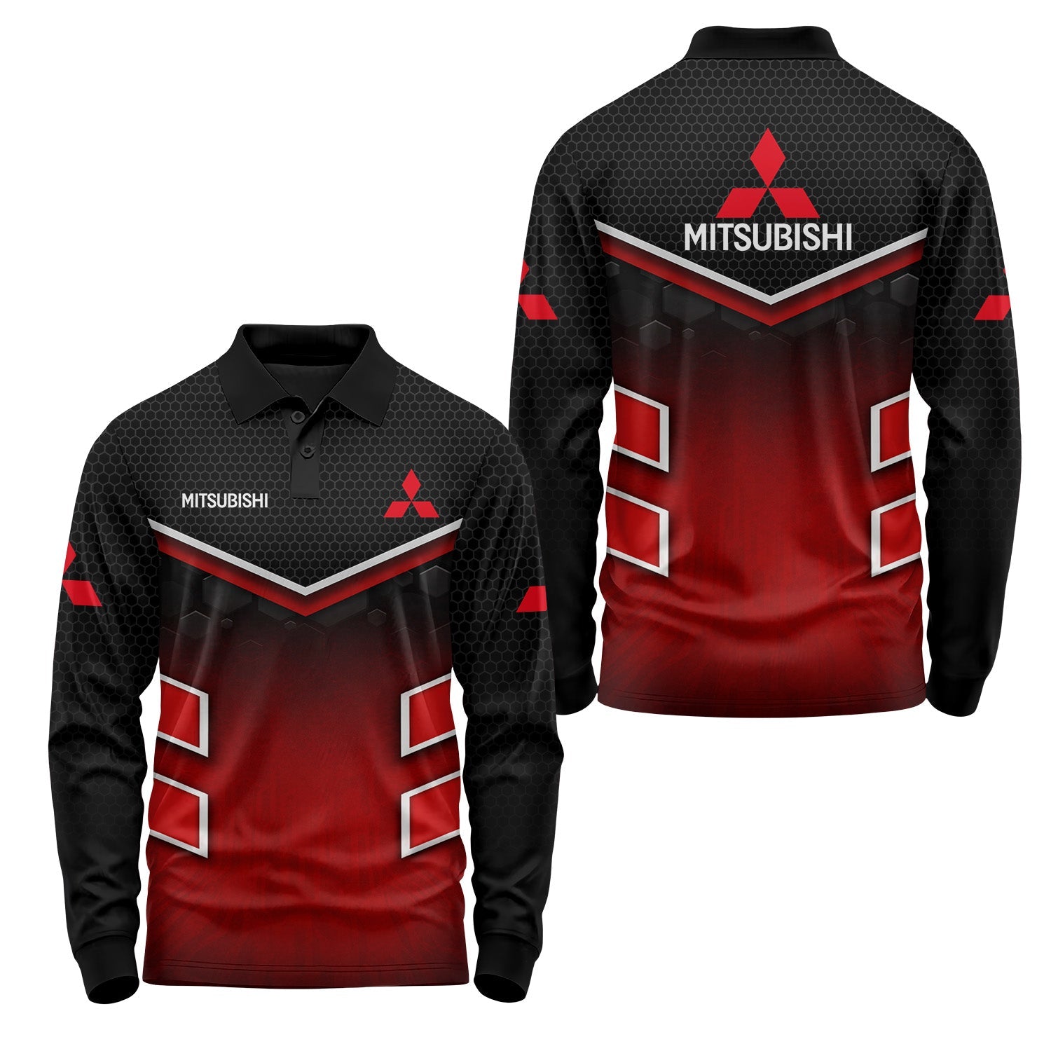 Mitsubishi Long Sleeve Polo USPL2408